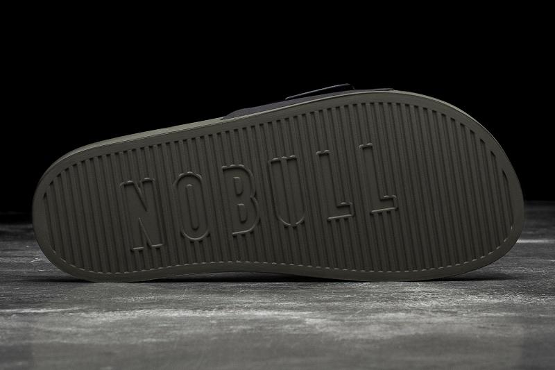 Blac Nobull Ivy Adjustabla Men's Slides | CA O1185K